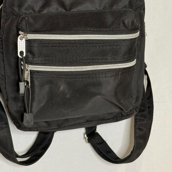 Stone Mountain Black Nylon Mini Backpack Travel Bag Organizer Pockets main image 6